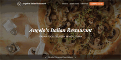 Desktop Screenshot of angelos-italian-restaurant.com